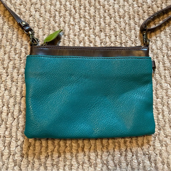 Crossbody dragonfly nature vegan leather bag - Picture 7 of 8